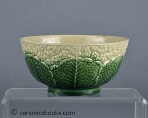Creamware Cauliflower-ware slop bowl. 64mm High. c.1765-1770. AP/1131.