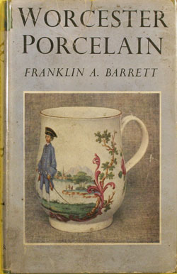 Worcester Porcelain book. WORCP.1953.Bar