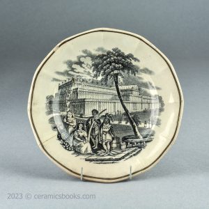 Child's plate. Great Exhibition of 1851, Crystal Palace. AP/927. Front.