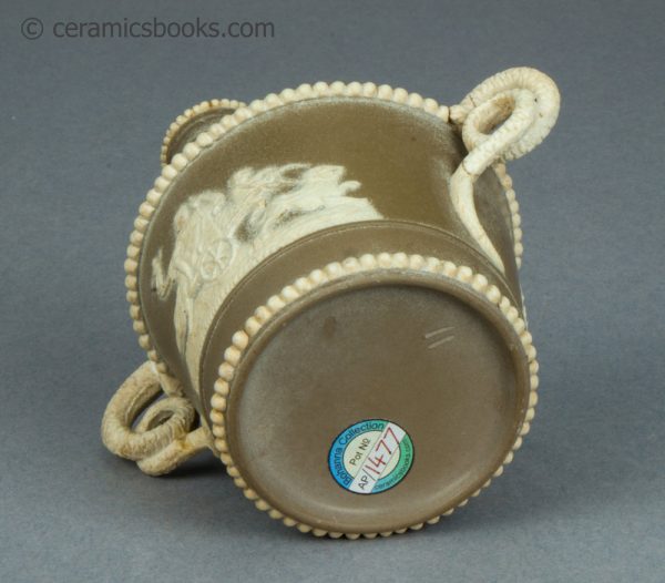 Pyrophorous vase with snake handles. c.1810-1827. AP/1477. Base.